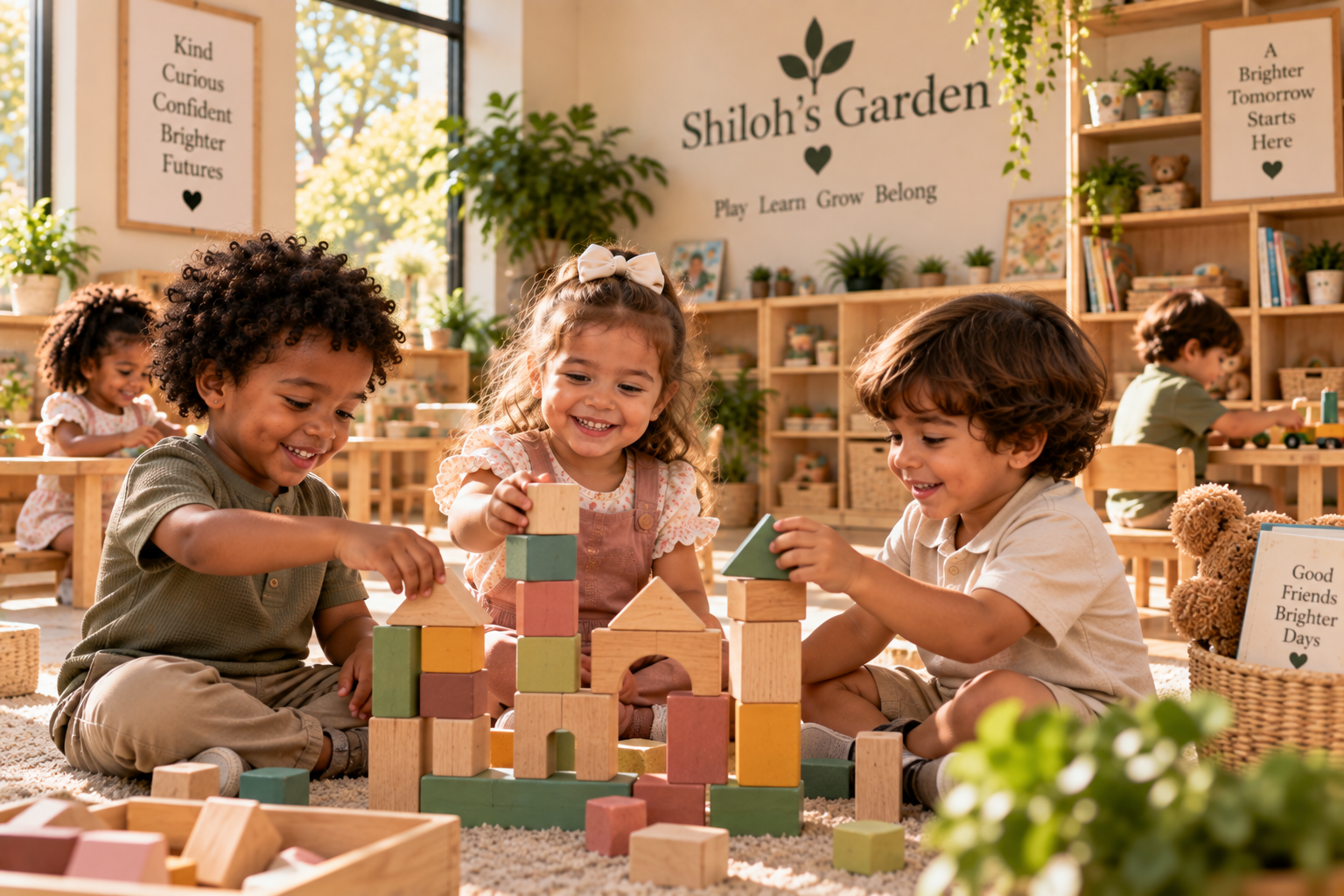 Warm daycare classroom